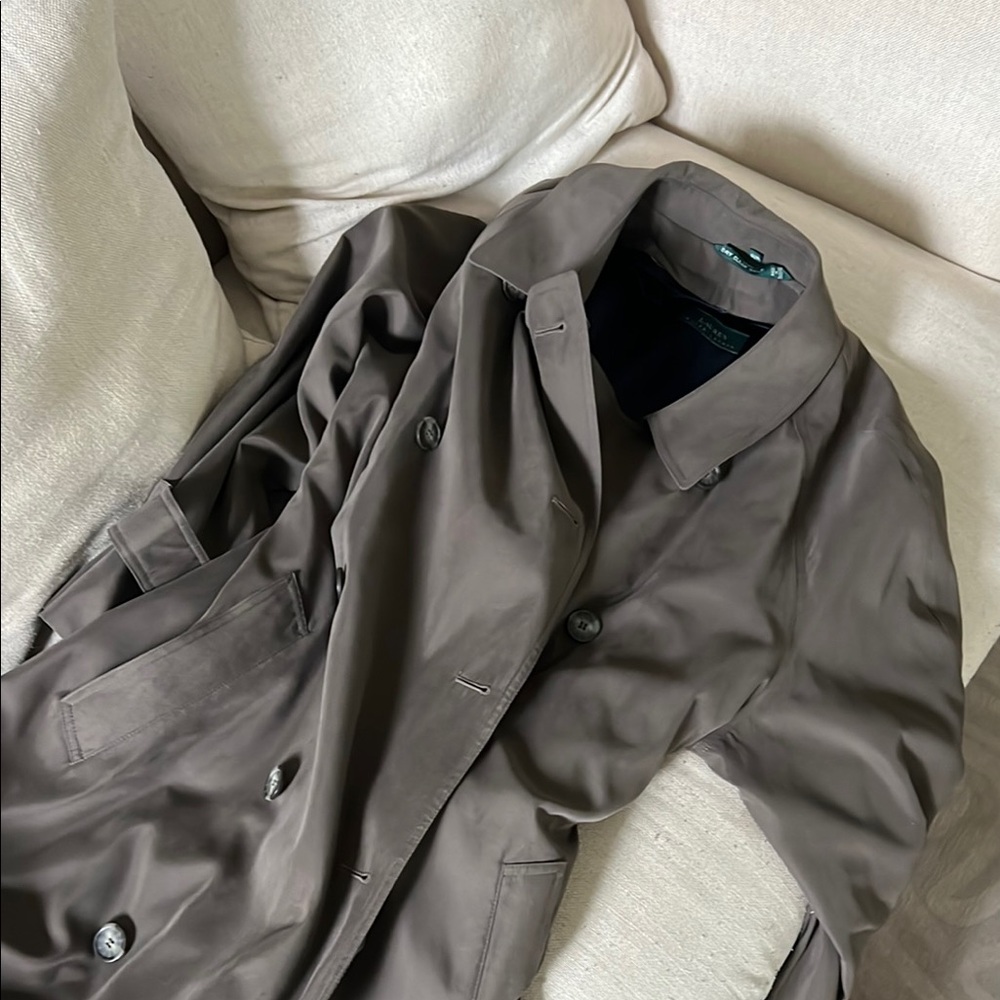 Classic Taupe Trench Coat *w/ 2 free gifted trenches* - Picture 3 of 17